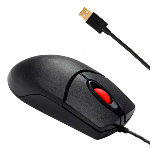 Mouse Optico Alambrico Ergonomico Portatil Usb Pc Laptop