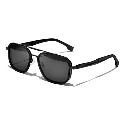 Lentes De Sol Hombre Mujer Moda Uv Polarizados Clásico Retro Color Negro Mate | Meses sin interés