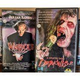 Lote Vhs Terror Colheita Maldita Os Mortos Vivos