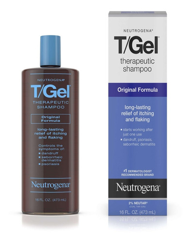 Shampoo Neutrogena T/gel Shampoo Terapéutico En Botella De 473ml Por 1 Unidad