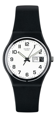 Reloj De Cuarzo Swatch Gent Standard Once Again, Negro