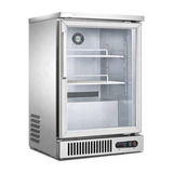 Refrigerador Back Bar Inox. 1 Puerta De Cristal Migsa Sg160
