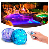 Luz Led Piscina Sumergible Acuario Control Remoto Ztx-015 