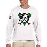 Sudadera Básica Mighty Ducks Nhl Hockey Sobre Hielo Mod. 01