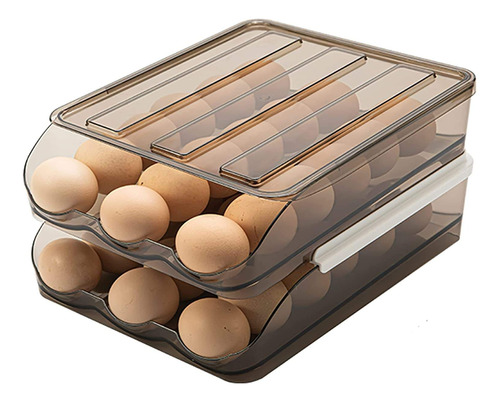 Caja Contenedor Organizador Refri Porta 36 Huevos Huevera 
