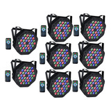 Luces De Escenario 36 Led Rgb Dj Par Light Control Remo...