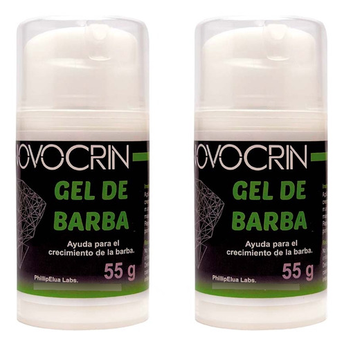 Serum Para Crecimiento De Barba Novocrin 2 Pzs