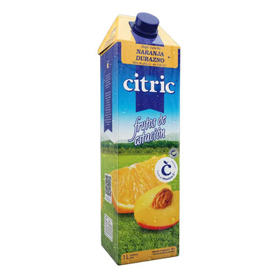 Jugo De Naranja Y Durazno Con Pulpa Citric 1l | MercadoLibre