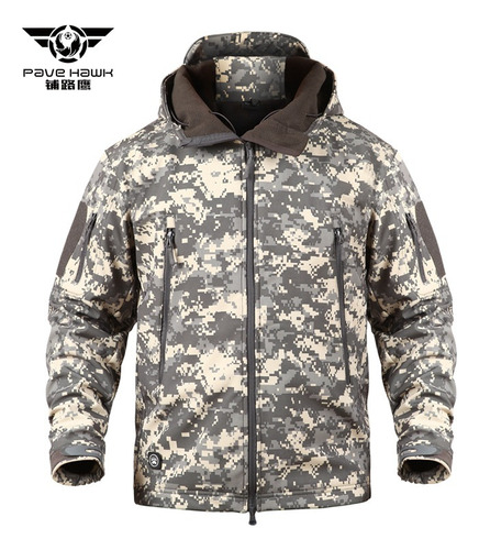 Chaquetas Tácticas De Camuflaje A Prueba De Viento Para Homb