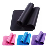 Colchoneta Plegable Caucho Bandas Yoga Mat 10mm Pilates Color Negro