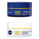 Kit Nivea Creme Facial Q10 Powerplus Antissinais Dia E Noite