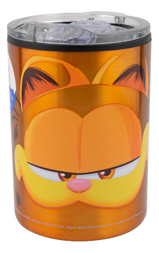 Termo Doble Pared Garfield 350 Ml Acero Inoxidable Fun Kids