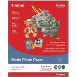 Canon Papel Fotográfico Mate, 8,5 X 11 Pulgadas, 50 Hojas (7