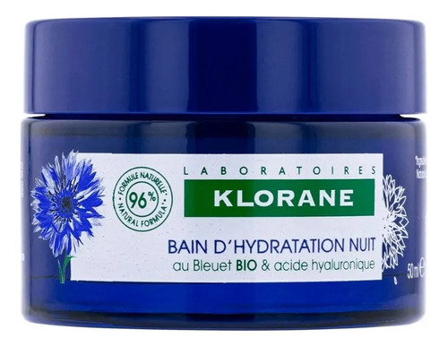 Crema Noche Klorane Bluet Rehidratante X 50 Ml