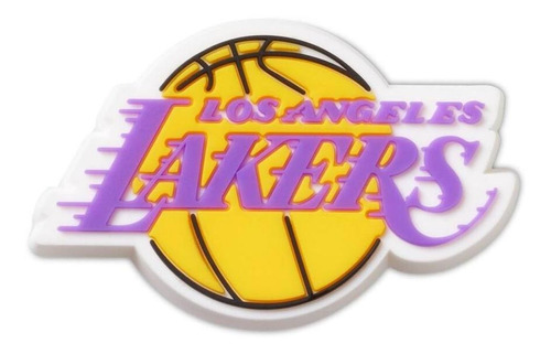 Jibbitz Nba Los Angeles Lakers Unico - Tamanho Un