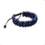 Pulsera Piedra Lapislazuli Y Volcanica 6mm Hombre Mujer 2020