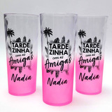 10 Copos Long Drink 350ml Degradê Personalizado