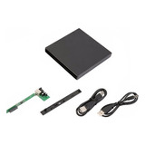 Case Externo Gravador De Dvd Notebook 12,7mm Slim Usb Preto