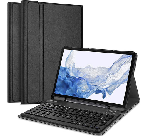 Funda Teclado Para  Galaxy Tab S8+ S7 Fe S7+ 2022 2021 2020