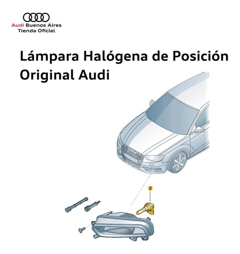 Lmpara Halgena De Posicin Audi A5 2012 Al 2013 Foto 4