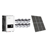 Kit Solar Autónomo Respaldo Isla 13kwh Día Gel 5.0kw 220v