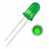 Diodo Led Escolar Pack 50 Unidades Verde 5mm