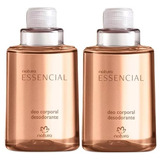 Deo Corporal Feminino 2x Essencial Classico Refil 100ml Cada Natura