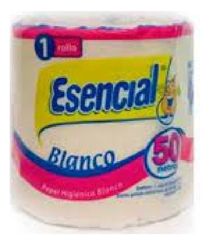 Papel Higienico Esencial Blanco 50 Metros