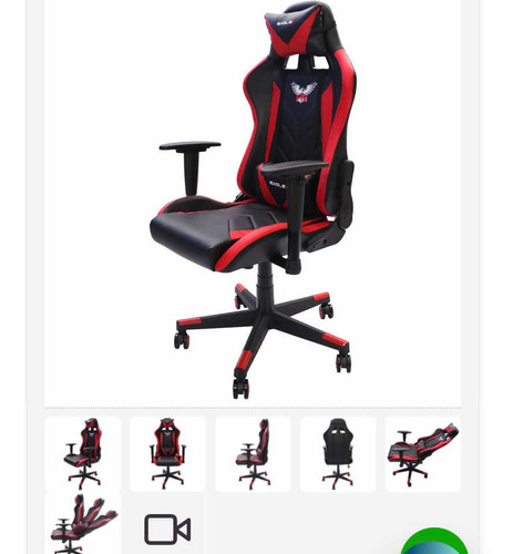 Cadeira Gamer Eaglex Pro, Braços Ajustáveis Original