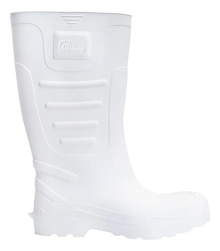 Bota Titán Ligera Sin Casco Pro Rubber Blanca