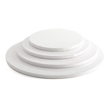 Kit 10 Cake Board De Mdf Branco 35cm Tabuleiro De Bolo