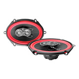 Bocinas Para Auto 5x7 Fibra Carbono 4 Vías  Soundstream