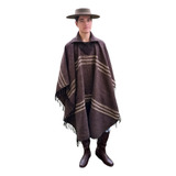 Pala Lã Poncho Gaucho  Carneiro Natural Tamanho Gg