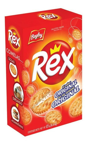 Pack X 12 Unid. Galletitas  Estuche 125 Gr Rex Galletitas S