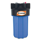 Porta Filtro Big Blue Evans Para Cartuchos 4.5 X10  -  Blue124-10