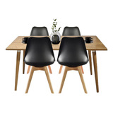 Mesa Comedor Robledo + Silla Milano