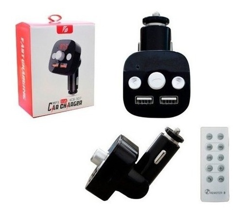 Transmisor Fm Bluetooth Receptor Mp3 Con Control Auto 12/24v