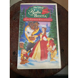 Película Vhs La Bella Y La Bestia Una Navidad Encantada Disn