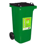 Recipiente De Residuos /reciclable 120 Lts Ruedas Colombraro