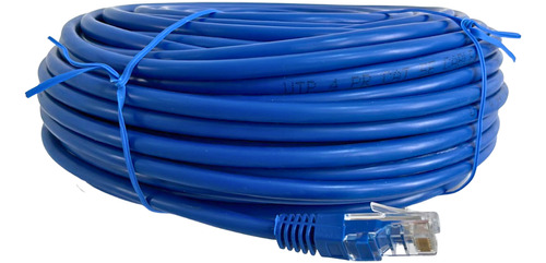 Cabo De Rede Cat5-e Alta Velocidade Rj45 Crimpado 30 Metros