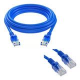 Cabo De Rede Internet Lan Azul Montado 5 Metros Promoção