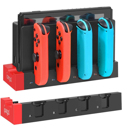 Base De Carga Para Nintendo Switch Joy-cons Controladores, R