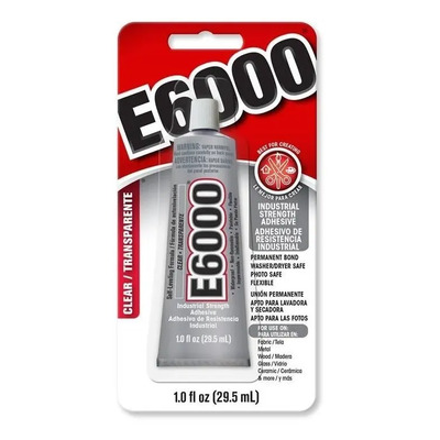 Pegamento Líquido Transparente E6000 Superficies Cerámica Madera Metal Vidrio