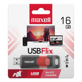 Pendrive Flix Usb Memoria 16gb Maxell - Entrega Inmediata