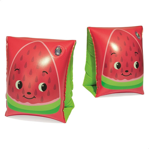 Inflables Flotadores Bracitos Frutas Para Niños Bestway Color Rojo