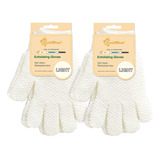 Evridwear Guantes De Baño Exfoliantes De Doble Textura Para