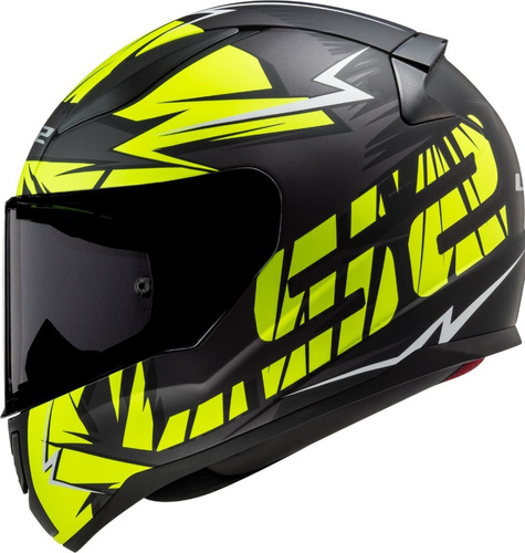 Capacete Ls2 Ff353 Rapid Cromo Flag Tagline Doom Athena 