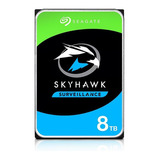 Hd Seagate Cftv 8tb Skyhawk 7200 Rpm 256mb 3.5 St8000ve001