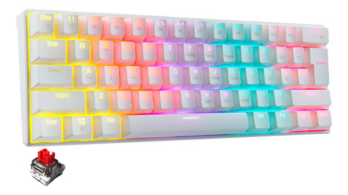 Teclado Gamer Mecanico Xpg Summoner Mini Switch Red Blanco