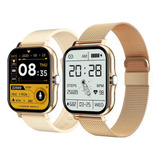 Relogio Digital Feminino Smart Watch Gold Luxo + 4 Pulseiras